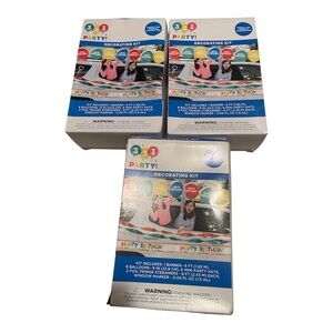 Happy Birthday Party Decorating Kit Bundle of 3